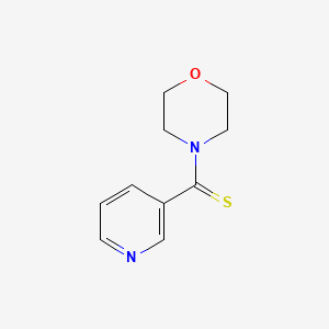 molecular formula C10H12N2OS B5805272 4-(3-pyridinylcarbonothioyl)morpholine 