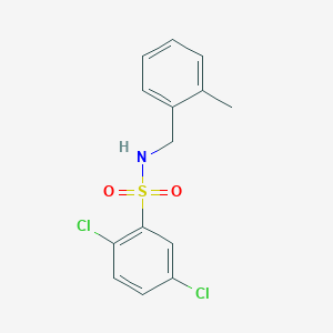 2,5-dichloro-N-(2-methylbenzyl)benzenesulfonamide