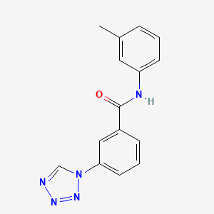 molecular formula C15H13N5O B5805356 N-(3-methylphenyl)-3-(1H-tetrazol-1-yl)benzamide 