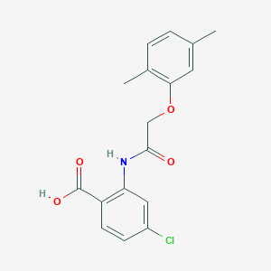 4-chloro-2-{[(2,5-dimethylphenoxy)acetyl]amino}benzoic acid