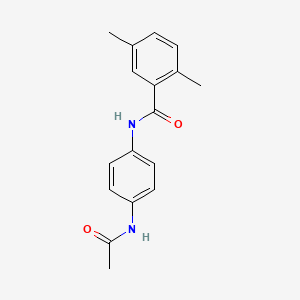 molecular formula C17H18N2O2 B5805388 N-[4-(acetylamino)phenyl]-2,5-dimethylbenzamide 