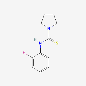 N-(2-fluorophenyl)-1-pyrrolidinecarbothioamide