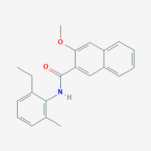 molecular formula C21H21NO2 B5805455 N-(2-ethyl-6-methylphenyl)-3-methoxy-2-naphthamide 