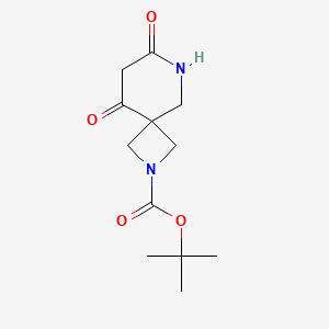 B580549 Tert-butyl 7,9-dioxo-2,6-diazaspiro[3.5]nonane-2-carboxylate CAS No. 1105664-04-7