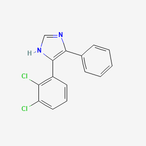 molecular formula C15H10Cl2N2 B5805506 4-(2,3-dichlorophenyl)-5-phenyl-1H-imidazole 