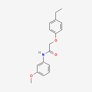2-(4-ethylphenoxy)-N-(3-methoxyphenyl)acetamide
