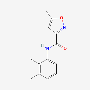 molecular formula C13H14N2O2 B5805550 N-(2,3-dimethylphenyl)-5-methyl-3-isoxazolecarboxamide 