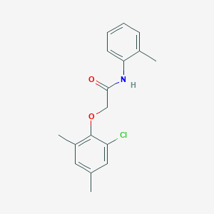 molecular formula C17H18ClNO2 B5805557 2-(2-chloro-4,6-dimethylphenoxy)-N-(2-methylphenyl)acetamide 