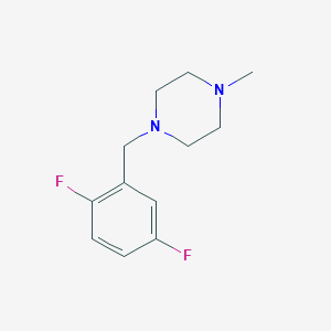 molecular formula C12H16F2N2 B5805582 1-(2,5-二氟苄基)-4-甲基哌嗪 