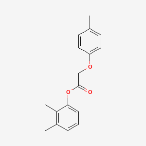 molecular formula C17H18O3 B5805614 2,3-dimethylphenyl (4-methylphenoxy)acetate 