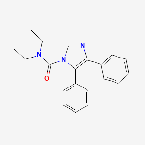 molecular formula C20H21N3O B5805682 N,N-diethyl-4,5-diphenyl-1H-imidazole-1-carboxamide 