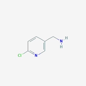 molecular formula C6H7ClN2 B058057 5-(氨基甲基)-2-氯吡啶 CAS No. 97004-04-1