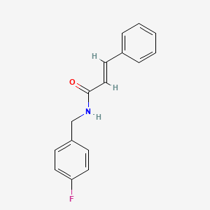 molecular formula C16H14FNO B5805769 N-(4-fluorobenzyl)-3-phenylacrylamide 