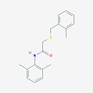 N-(2,6-dimethylphenyl)-2-[(2-methylbenzyl)thio]acetamide