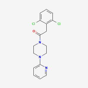 1-[(2,6-dichlorophenyl)acetyl]-4-(2-pyridinyl)piperazine
