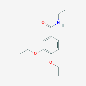 molecular formula C13H19NO3 B5805906 3,4-diethoxy-N-ethylbenzamide 