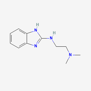 molecular formula C11H16N4 B5805955 1H-benzimidazol-2-yl[2-(dimethylamino)ethyl]amine 