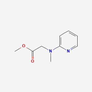 molecular formula C9H12N2O2 B580597 2-(甲基(吡啶-2-基)氨基)乙酸甲酯 CAS No. 1250236-70-4
