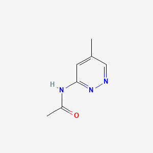 molecular formula C7H9N3O B580599 N-(5-甲基吡啶并[3,4-d]嘧啶-3-基)乙酰胺 CAS No. 1314406-52-4