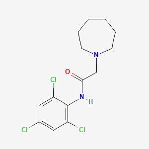 2-(1-azepanyl)-N-(2,4,6-trichlorophenyl)acetamide
