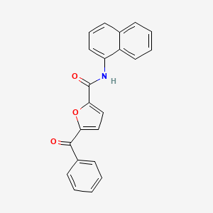 molecular formula C22H15NO3 B5806028 5-benzoyl-N-1-naphthyl-2-furamide 
