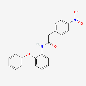 molecular formula C20H16N2O4 B5806056 2-(4-nitrophenyl)-N-(2-phenoxyphenyl)acetamide 