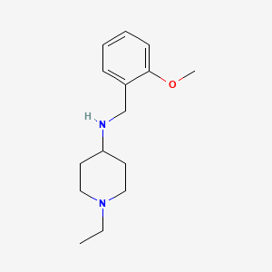 molecular formula C15H24N2O B5806153 1-ethyl-N-(2-methoxybenzyl)-4-piperidinamine 