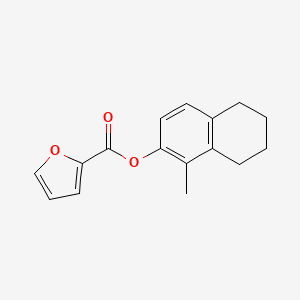 molecular formula C16H16O3 B5806210 1-methyl-5,6,7,8-tetrahydro-2-naphthalenyl 2-furoate 