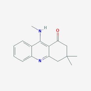 molecular formula C16H18N2O B5806227 3,3-dimethyl-9-(methylamino)-3,4-dihydro-1(2H)-acridinone 