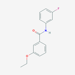 molecular formula C15H14FNO2 B5806238 3-ethoxy-N-(3-fluorophenyl)benzamide 