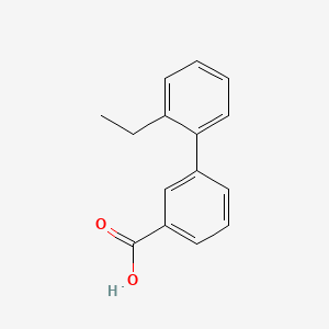 molecular formula C15H14O2 B580626 2'-Ethylbiphenyl-3-carboxylic acid CAS No. 1215206-42-0