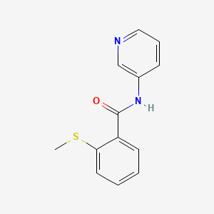 molecular formula C13H12N2OS B5806302 2-(methylthio)-N-3-pyridinylbenzamide 