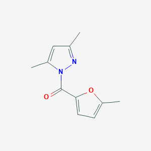 molecular formula C11H12N2O2 B5806314 3,5-dimethyl-1-(5-methyl-2-furoyl)-1H-pyrazole 