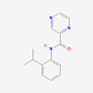 molecular formula C14H15N3O B5806360 N-(2-isopropylphenyl)-2-pyrazinecarboxamide 