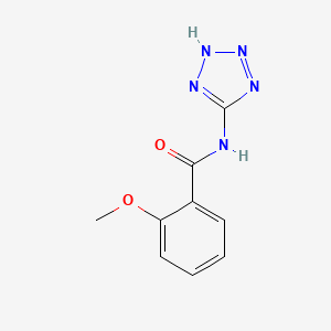 molecular formula C9H9N5O2 B5806501 2-methoxy-N-1H-tetrazol-5-ylbenzamide 
