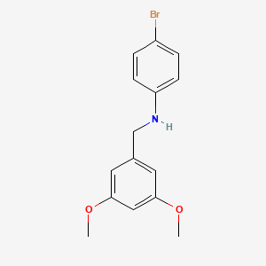 (4-bromophenyl)(3,5-dimethoxybenzyl)amine