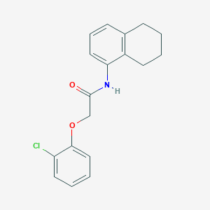 2-(2-chlorophenoxy)-N-(5,6,7,8-tetrahydro-1-naphthalenyl)acetamide