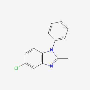 molecular formula C14H11ClN2 B5806595 5-chloro-2-methyl-1-phenyl-1H-benzimidazole CAS No. 84100-59-4