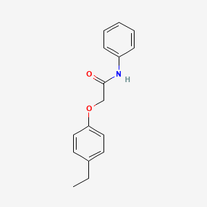 molecular formula C16H17NO2 B5806628 2-(4-ethylphenoxy)-N-phenylacetamide 