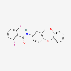 N-11H-dibenzo[b,e][1,4]dioxepin-2-yl-2,6-difluorobenzamide