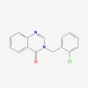 molecular formula C15H11ClN2O B5806731 3-(2-chlorobenzyl)-4(3H)-quinazolinone 