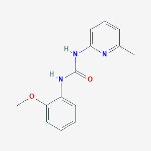 molecular formula C14H15N3O2 B5806755 N-(2-methoxyphenyl)-N'-(6-methyl-2-pyridinyl)urea 