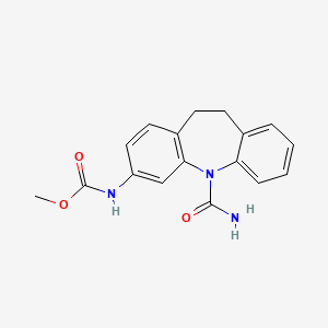 molecular formula C17H17N3O3 B5806763 methyl [5-(aminocarbonyl)-10,11-dihydro-5H-dibenzo[b,f]azepin-3-yl]carbamate 