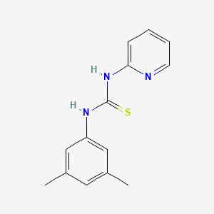 molecular formula C14H15N3S B5806769 N-(3,5-dimethylphenyl)-N'-2-pyridinylthiourea 