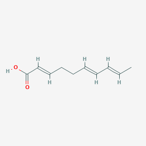 molecular formula C10H14O2 B058068 2E,6E,8E-癸三烯酸 CAS No. 94450-21-2
