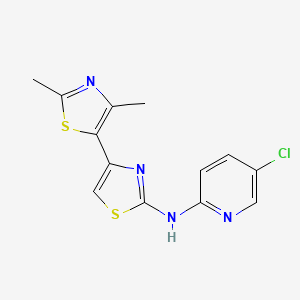 molecular formula C13H11ClN4S2 B5806926 N-(5-chloro-2-pyridinyl)-2',4'-dimethyl-4,5'-bi-1,3-thiazol-2-amine 