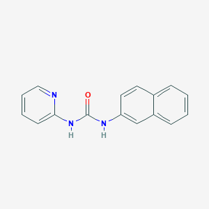 molecular formula C16H13N3O B5806946 N-2-naphthyl-N'-2-pyridinylurea 
