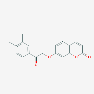 7-[2-(3,4-dimethylphenyl)-2-oxoethoxy]-4-methyl-2H-chromen-2-one