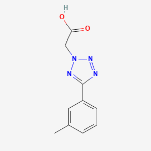 [5-(3-methylphenyl)-2H-tetrazol-2-yl]acetic acid