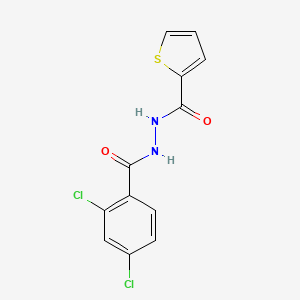molecular formula C12H8Cl2N2O2S B5807022 N'-(2,4-dichlorobenzoyl)-2-thiophenecarbohydrazide 
